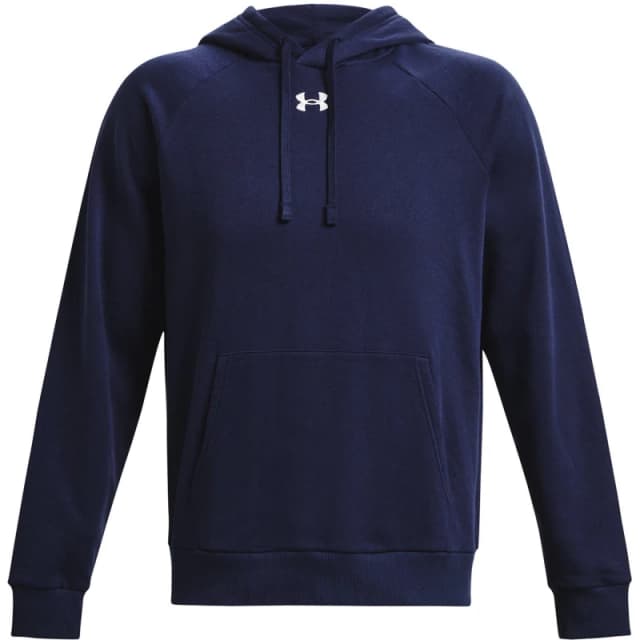 Under Armour Mens Rival Cotton Blend Fleece Logo Hoodie XXL - Chest 50-52' (127-132.1cm) Midnight Navy 1379757-410-XXL