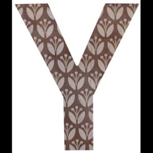 Letter Y Wall Plaque