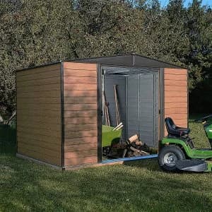 Rowlinson 10 x 6 Woodvale Metal Apex Shed With Floor