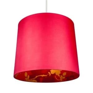 Colours Constance Red Linen effect Inner print Light shade D300mm