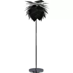 Pineapple Medium Floor Lamp Black 45cm