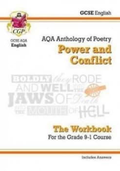 New Gcse English Literature Aqa Poetry Workbook Power and Conflict Anthology includes Answers Hardback