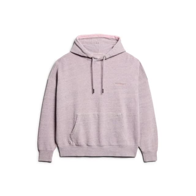 Superdry Womens over-dyed hoodie Superdry Logo Essential Rose Female XS