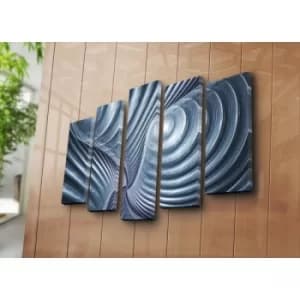 5PATK-245 Multicolor Decorative Canvas Painting (5 Pieces)