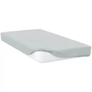 Belledorm 200 Thread Count Egyptian Cotton Fitted Sheet (Kingsize) (Thyme) - Thyme