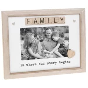 Scrabble Sentiments Frame Family