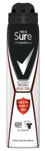 Sure Motion Sense Invisible Antibacterial Deodorant 250ml