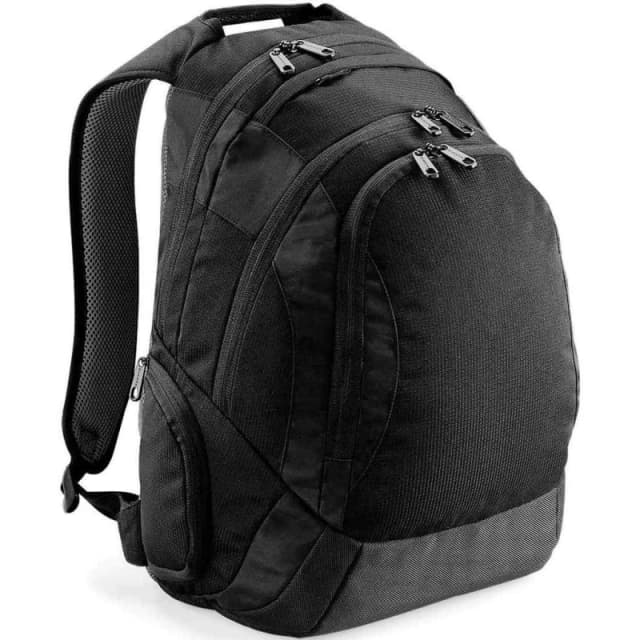 Quadra Mens Vessel 26L Laptop Backpack in Black Male
