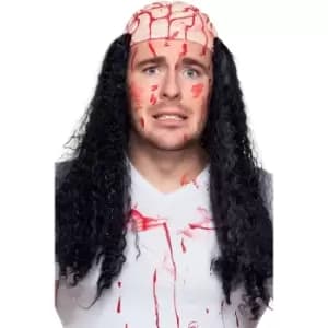 Bloody Brain Wigs Horror with Hair