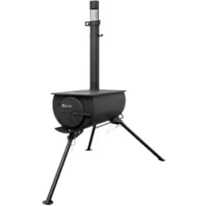 Royal Fire - Orion Portable Tri-Pod Tent Stove in Black