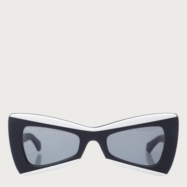Off White Nashville Sung Square Sunglasses Black Dark Grey unisex One Size