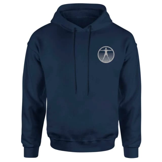 Westworld Logo Embroidered Unisex Hoodie - Navy - S