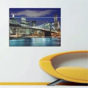 E2 Multicolor Decorative MDF Painting (4 Pieces)