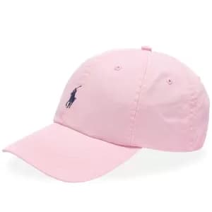 Polo Ralph Lauren Mens Classic Sport Cap - Carmel Pink/Jewel Blue