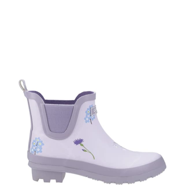 Cotswold Wildflower Ankle Wellingtons Lilac female 3 (36)