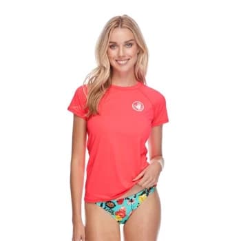 Body Glove Motion Short Sleeve Rash Guard Womens - Pink