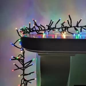 Premier Compact Cluster Brights Indoor Outdoor Christmas Multi Function Mains Operated Lights - Choice of Length & Colour
