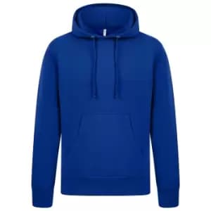 Casual Classics Mens Ringspun Cotton Hoodie (L) (Royal Blue)