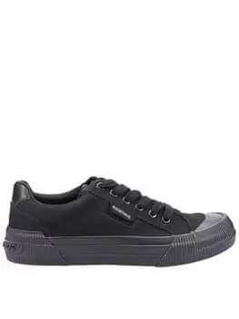 Rocket Dog Cheery Plimsolls, Black, Size 4, Women