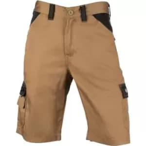 Dickies Workwear Mens Everyday Shorts (30R) (Khaki/Black) - Khaki/Black