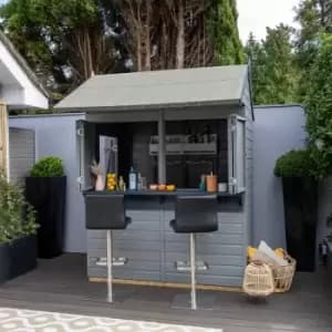 Forest Garden 6x4 Shiplap Pressure Treated Garden Bar 1.99m x 1.88m