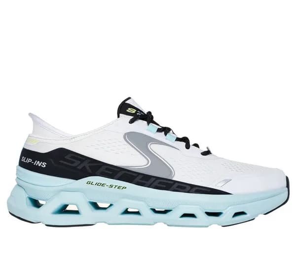 Skechers Slip-ins Glide-Step Altus Trainers White/Blue 7 UK
