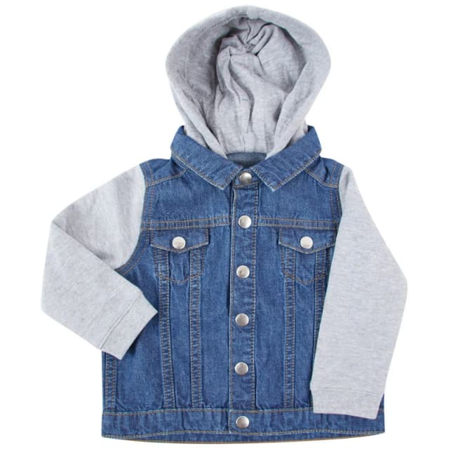Larkwood Denim Jacket in Blue Size: 3-4 Years Blue Unisex 3-4 Years