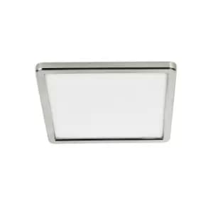 Oja Square 29cm LED Dimmable Panel Brushed Nickel, 3000/4000K