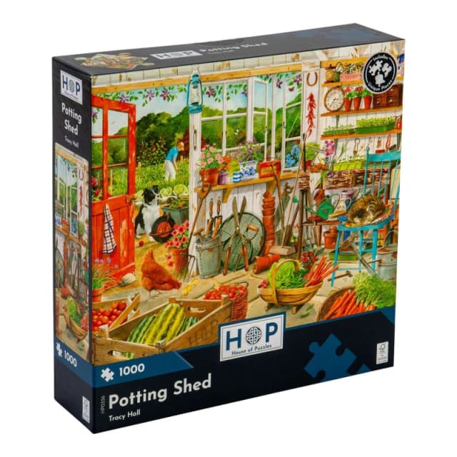The House Of Puzzles Potting Shed, 1000 Piece Jigsaw Puzzle Multi unisex