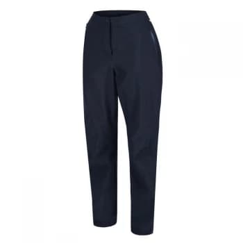 Regatta Womens Highton Waterproof Overtrousers Long Leg - Navy