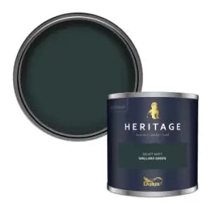 Dulux Heritage Velvet Matt Mallard Green Matt Emulsion Paint 125ml
