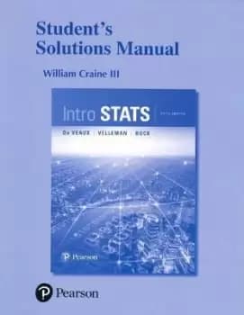 Student's Solutions Manual for Intro Stats by William Craine
