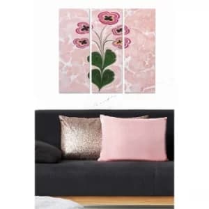 MDF50707519 Multicolor Decorative MDF Painting (3 Pieces)