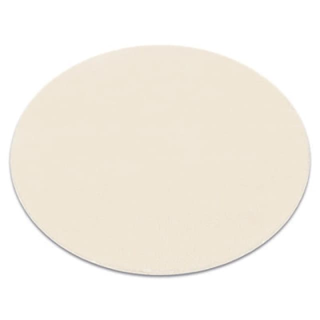 RugsX Modern Washing Carpet Lindo Circle Cream, Anti-Slip, Shaggy Circle 120 Cm