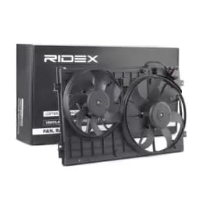 RIDEX Cooling Fan VW,AUDI,SKODA 508R0027 1K0121207BB,1K0121207T,1K0959455BC Radiator Fan,Fan, radiator 1K0959455CS,1K0959455CT,1K0959455DG,1K0959455EA