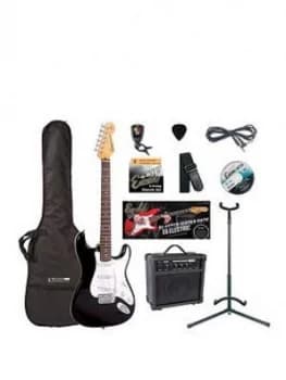 Encore Encore Electric Guitar Outfit - Gloss Black