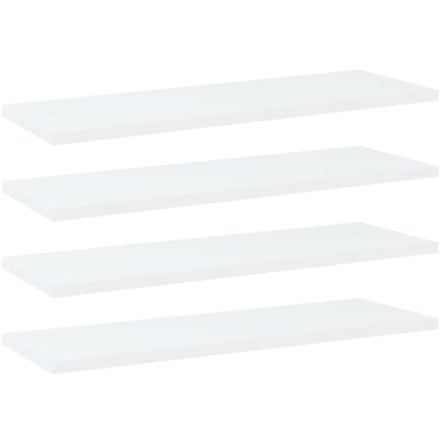 VIDAXL Vidaxl - Bookshelf Boards 4 pcs White 60x20x1.5cm Engineered Wood 8720286244715