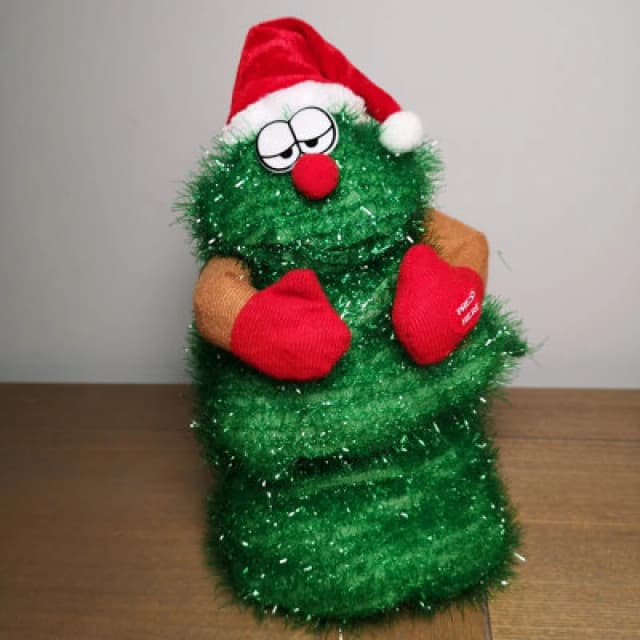 Samuel Alexander 28cm Premier Animated Singing Dancing Norbert Christmas Tree Musical Decoration Green