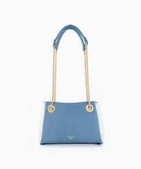Dune 'Bevette' Chain Handle Shoulder Bag - blue