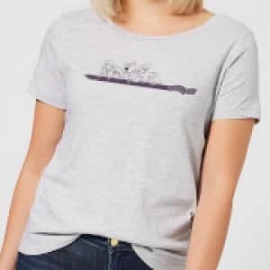 Scooby Doo Those Meddling Kids Retro Womens T-Shirt - Grey - 3XL