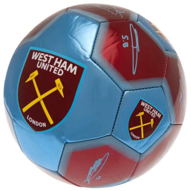 West Ham United Fc Coyi Signature Football Claret Red/blue (5)