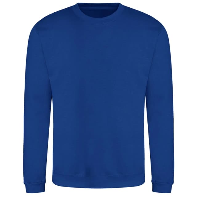 AWDis AWDis Men Soft Touch Sweatshirt in Pale Blue Size: X-Small Pale Blue XS Male 5063470633821