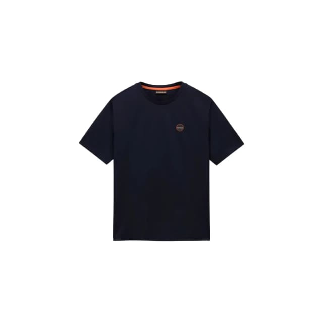 T-Shirt Napapijri S-Badge Bleu Male S