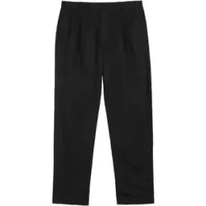 Ted Baker Kurr Pleated Tapered Trouser - Black