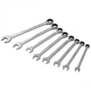 8 Piece Metric Ratchet Spanner Set (8-19MM)