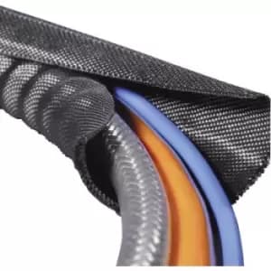 HellermannTyton 170-01000 Twist-In 05 Helagaine Meshwork Hose Black
