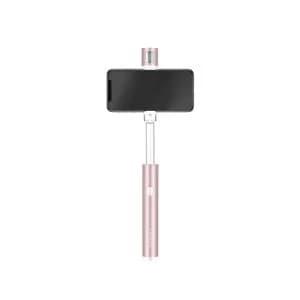 Momax Selfie Light Extendable Handheld Monopod with LED KM12M - Pink