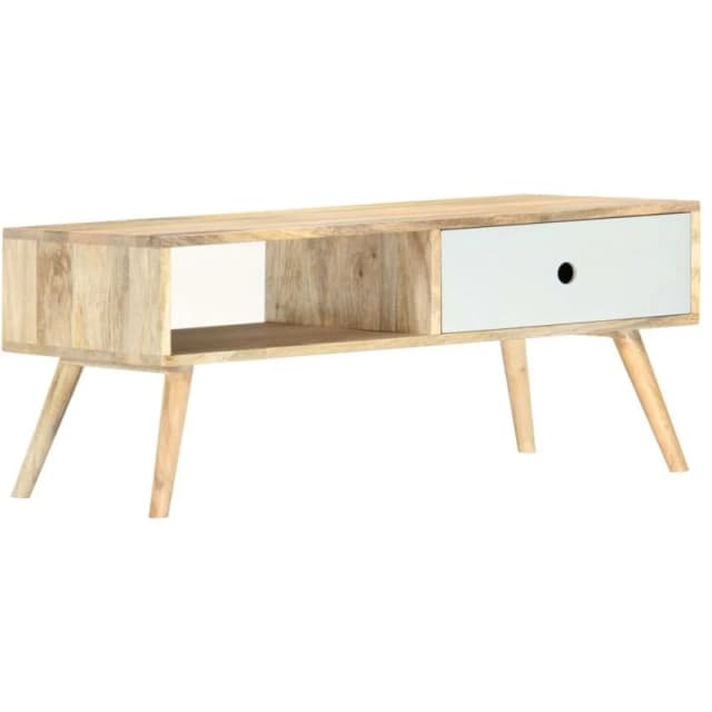 VIDAXL Coffee Table 90x50x40cm Solid Mango Wood Vidaxl 286482