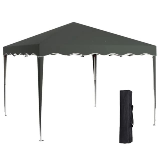 Outsunny 3X3(m) Pop Up Gazebo - Grey 84C-263V04GY