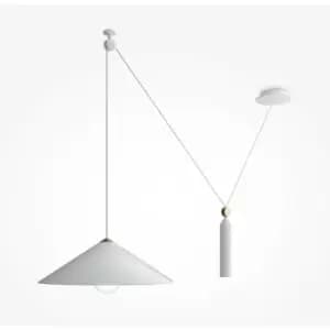 Maytoni Maytoni Peso Dome Pendant Ceiling Light White E27